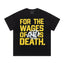 Syna World Vintage Oversized Statement Graphic Tee (Black / Yellow)