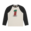 NUMBER 1 RAGLAN LS [BLACK]