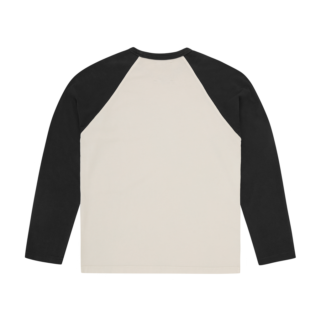 NUMBER 1 RAGLAN LS [BLACK]