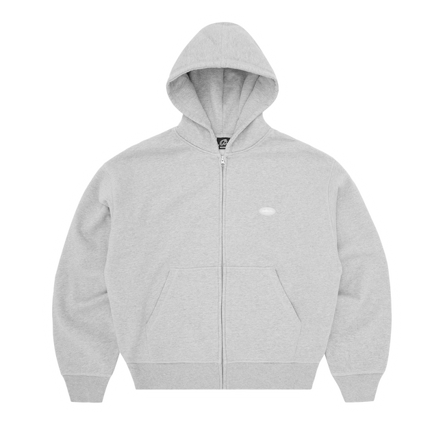 MINI ISLAND ZIP HOODIE [HEATHER GREY] Hover Image