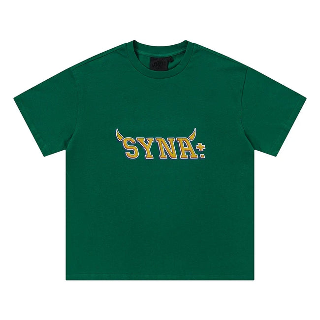 Syna World Graphic T-Shirt (Green / Yellow) Hover Image