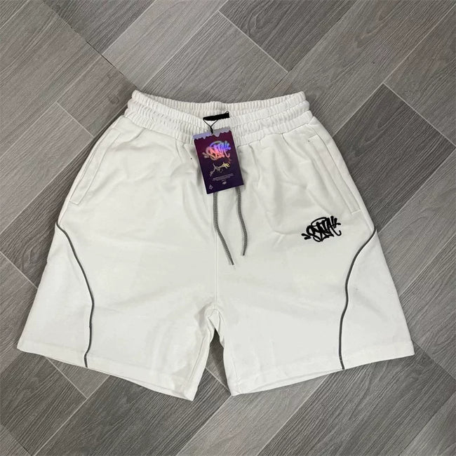 Syna World Fleece Sweat Shorts (Beige) Hover Image
