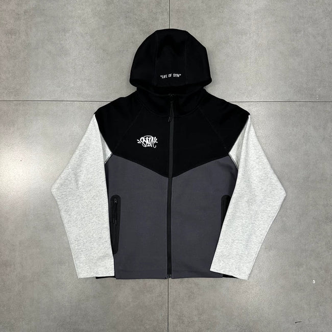 Syna World Tech Fleece Full-Zip Hoodie Black Hover Image