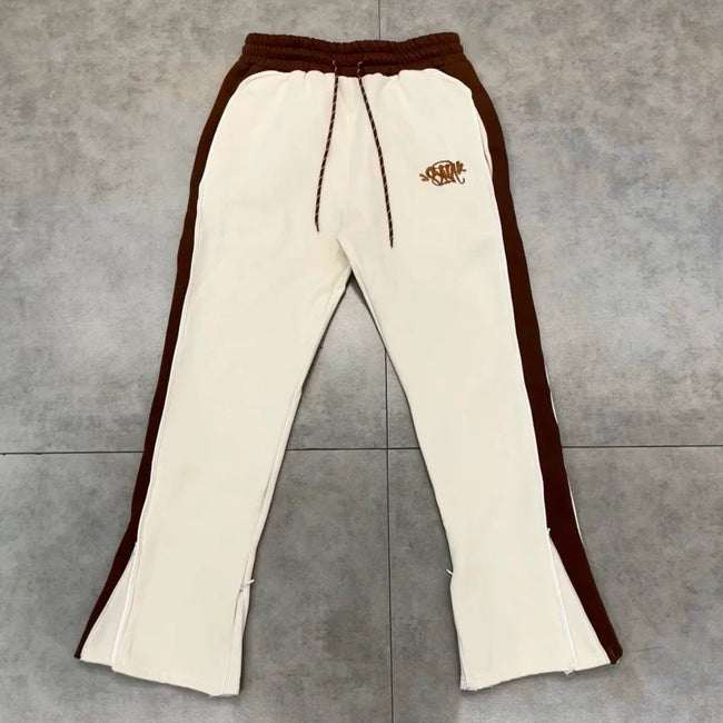 Syna World Graphic Fleece Sweatpants (Brown) Hover Image