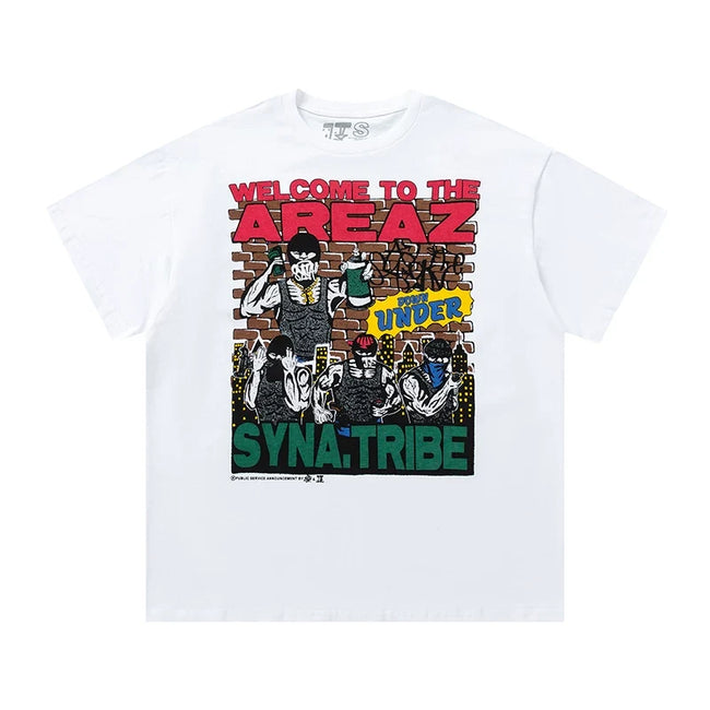 Syna World Graphic T-Shirt (White / Multi-Color Graphic) Hover Image