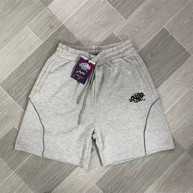 Syna World Fleece Sweat Shorts (Grey) Hover Image