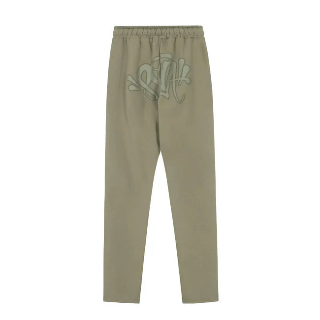 Syna World Back Logo Fleece Sweatpants (Sage Green) Hover Image