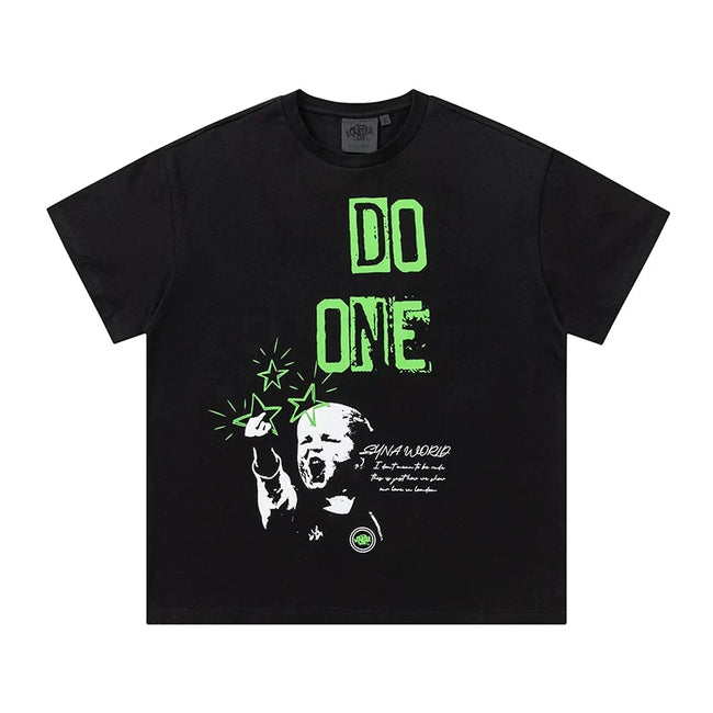 Syna World Statement Street Culture Graphic Tee (Black / Neon Green) Hover Image