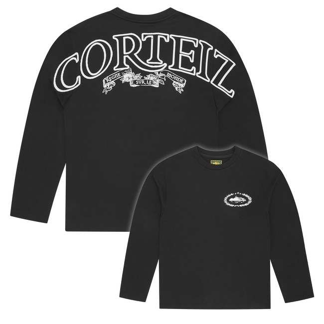 ROYALE HEAVYWEIGHT TEE LS [BLACK] Hover Image