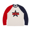 RTW STAR RAGLAN LS [NAVY/RED]