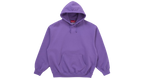 Supreme Satin Applique Hoodie Violet (FW25)